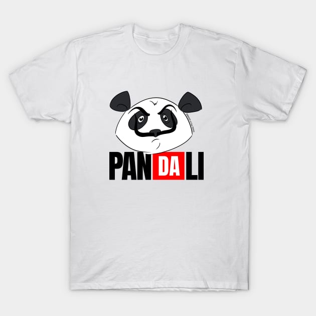 Pandali - Funny Panda T-shirt for painters T-Shirt by Band of The Pand